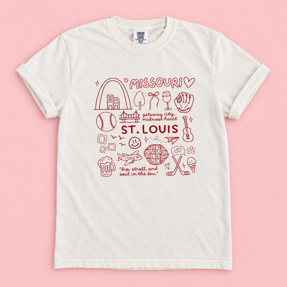 Saint Louis Doodle Tee