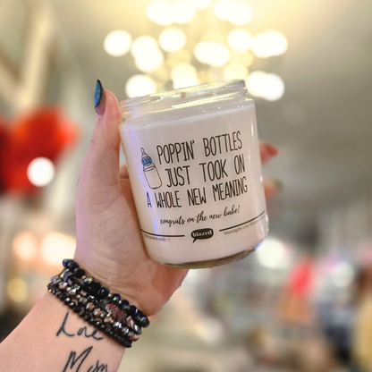 Poppin' Bottles Just Took on a Whole New Meaning Candle