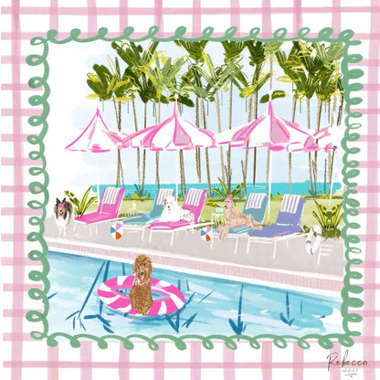 Pool Party Mahjong Mat|7993