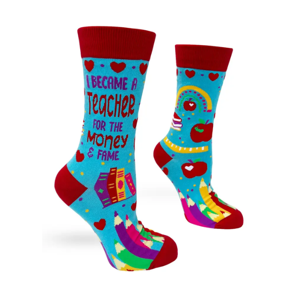 Became A Teacher Socks|5651