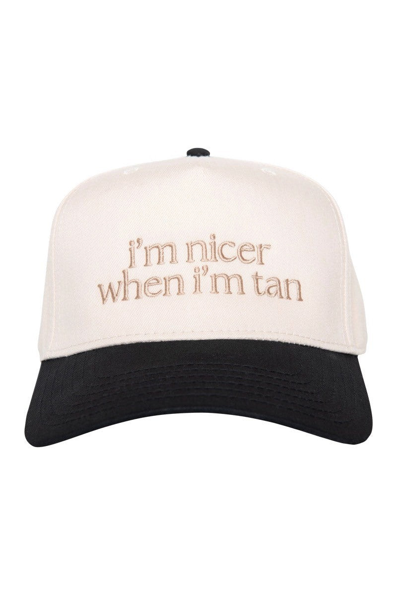 I'm Nicer When I'm Tan Hat|7850