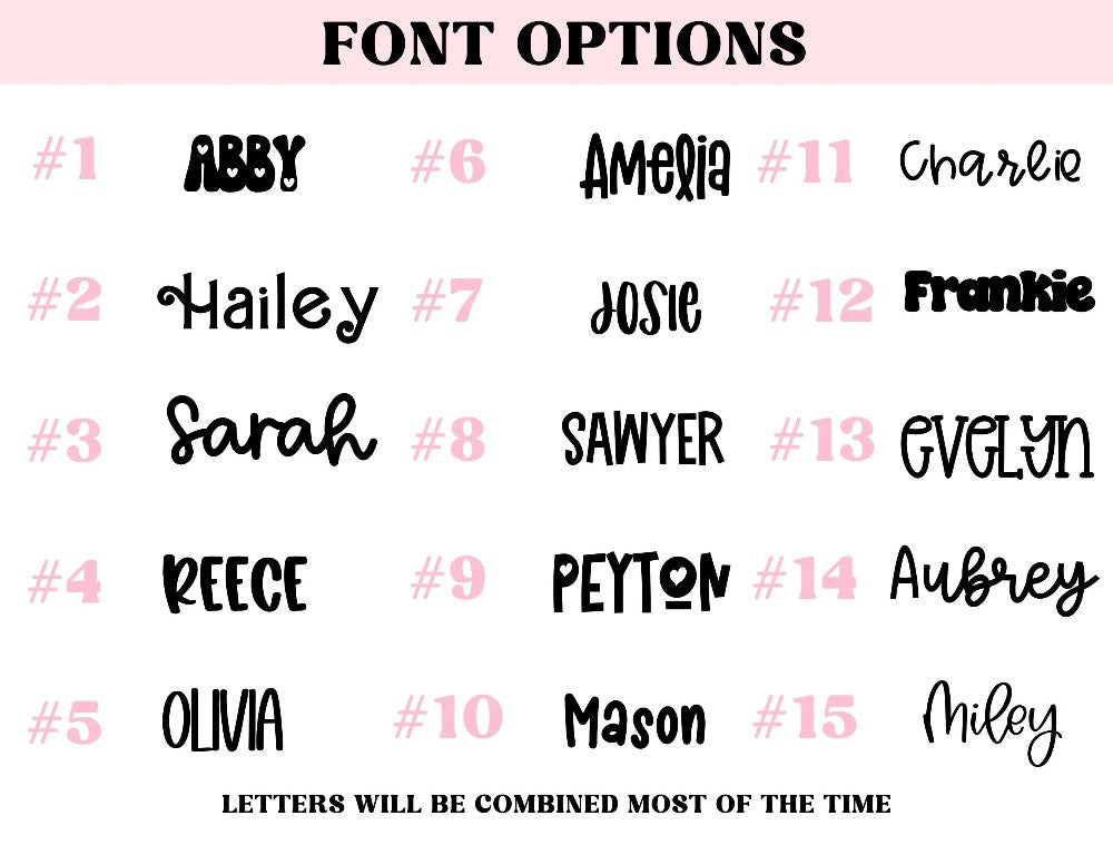 Custom Heart Name Tag|5417