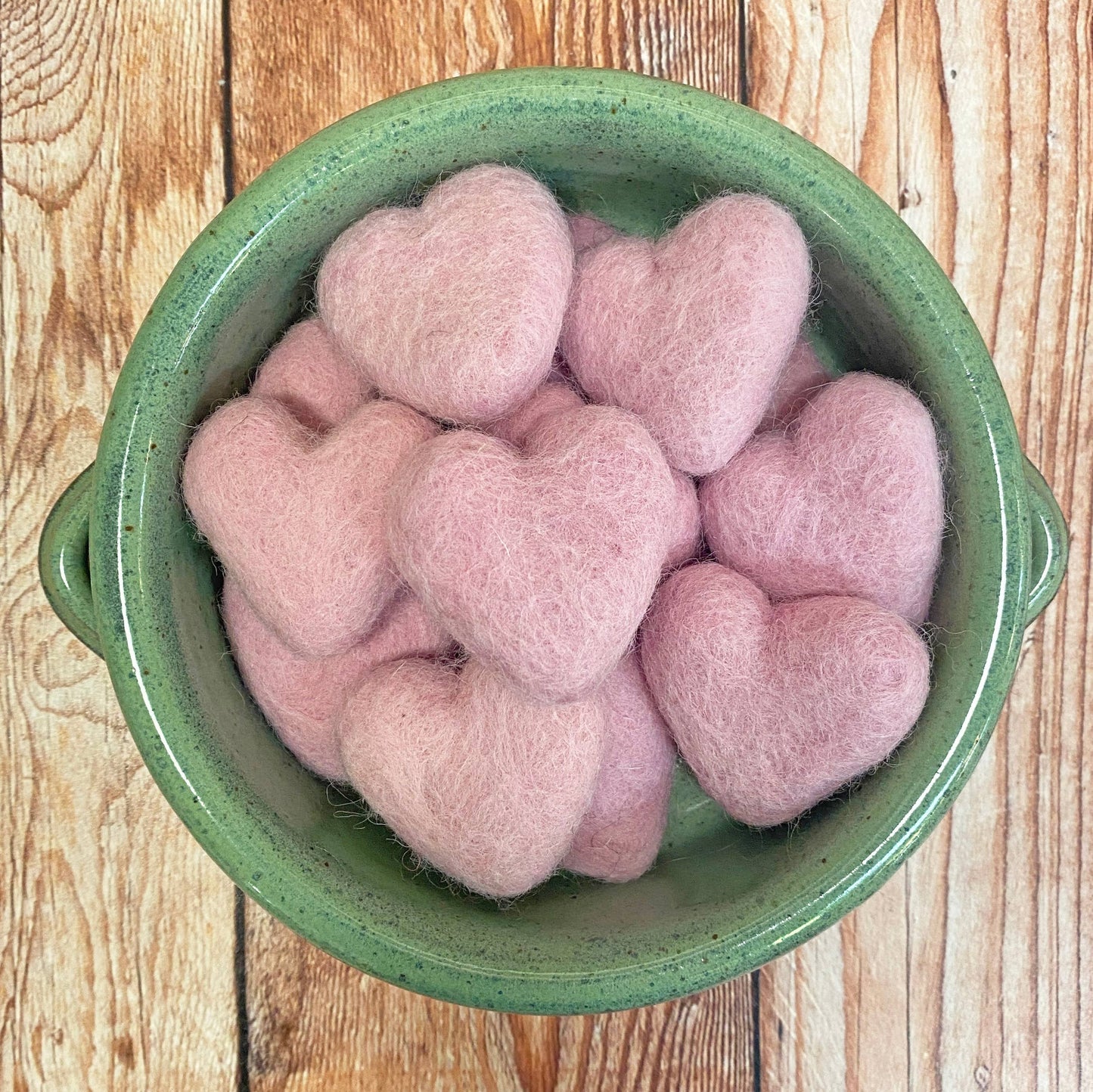 Felt Pocket Heart - Baby Pink