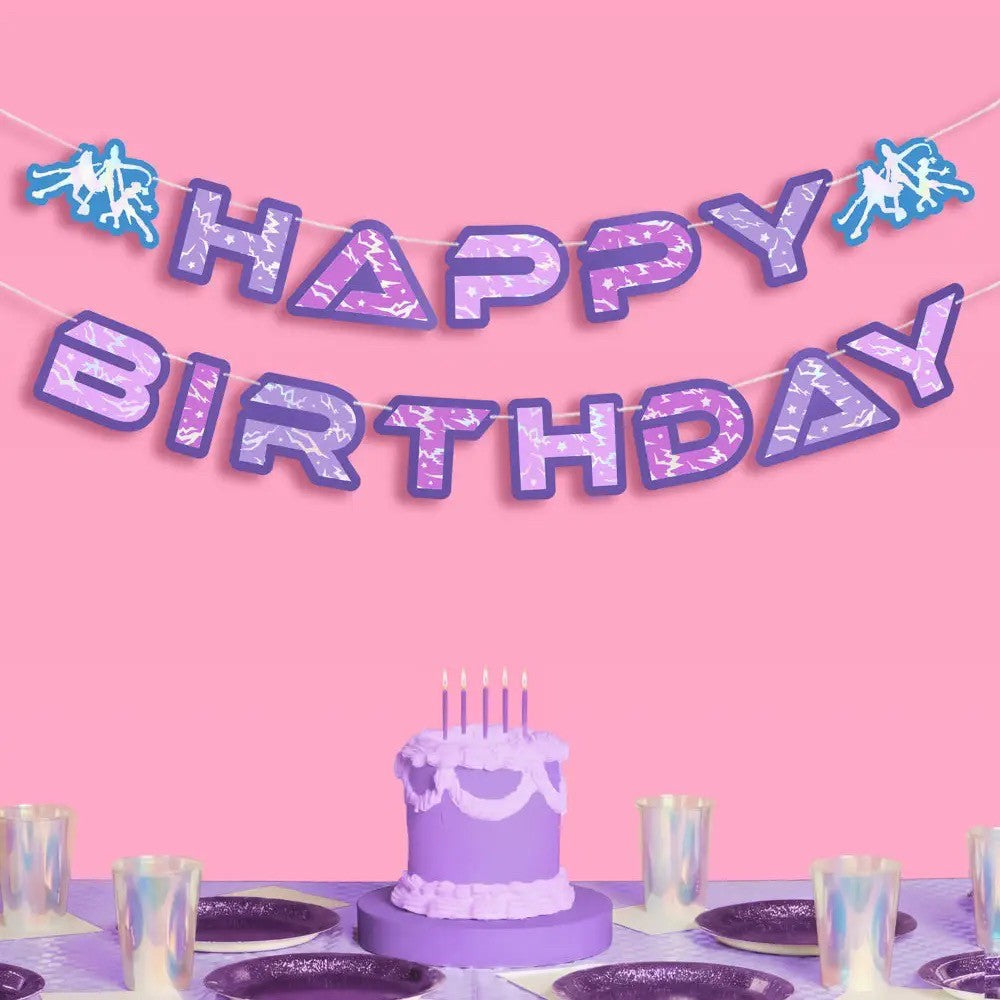 Pop Star Birthday Banner|7757