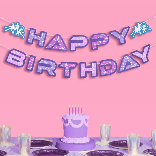 Pop Star Birthday Banner|7757
