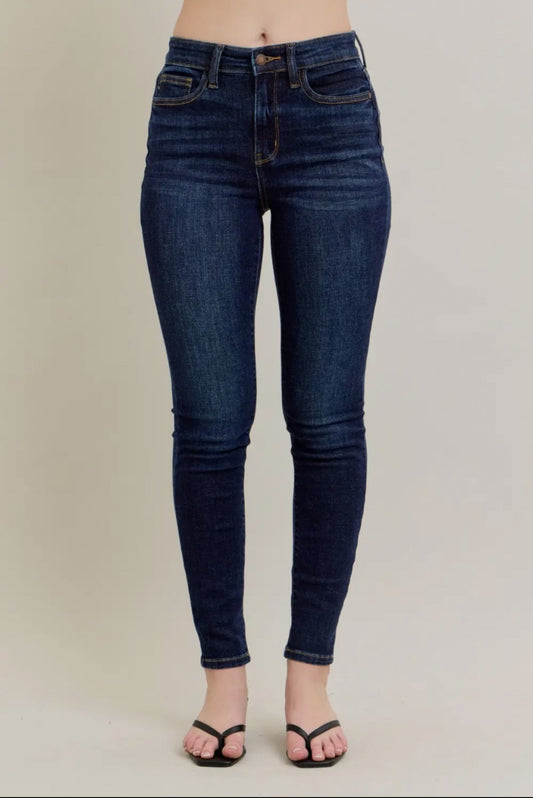 Core High Waisted Skinny Judy Blue|935