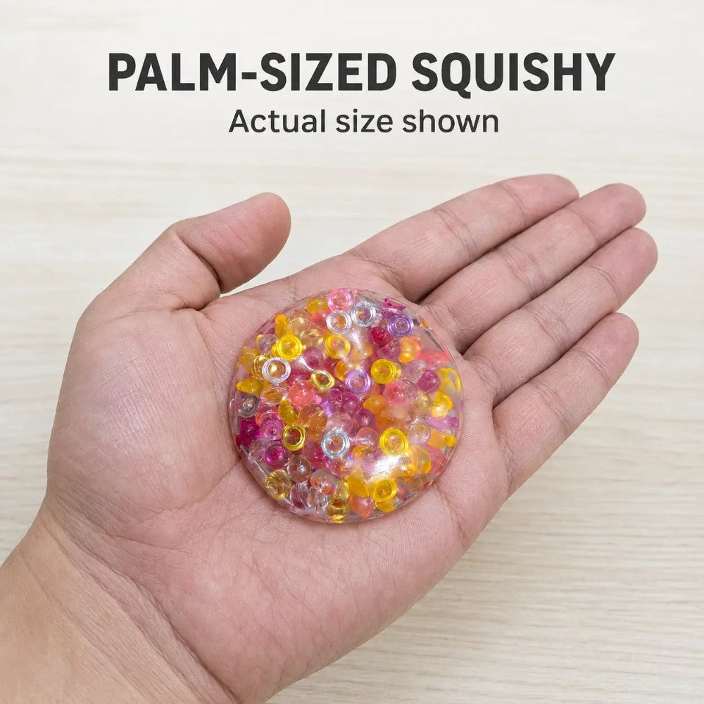 Colorful Bead-Filled Clear Squishy|8849