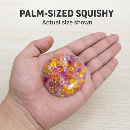 Colorful Bead-Filled Clear Squishy|8849