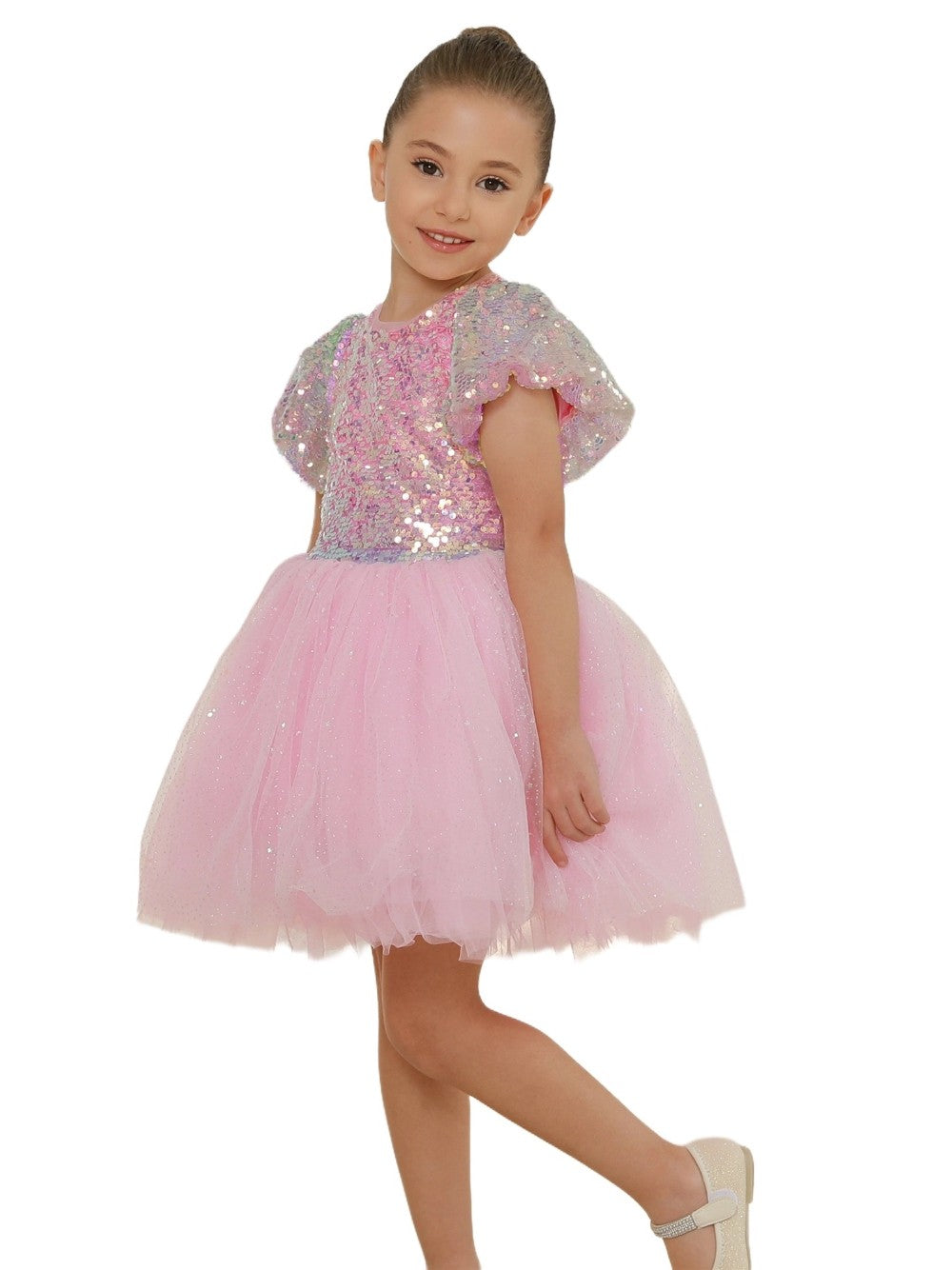 Party Girl Sequin Tulle Dress|8567