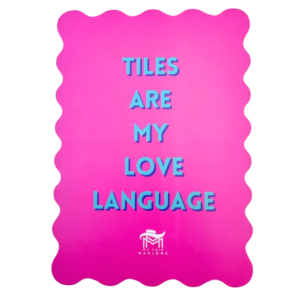 Mahjong Shuffle Card | Tiles Are My Love Language|8262