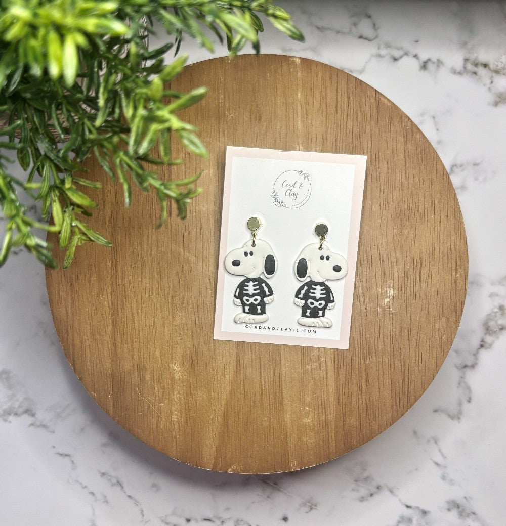 Skeleton Snoopy Dangles|9287