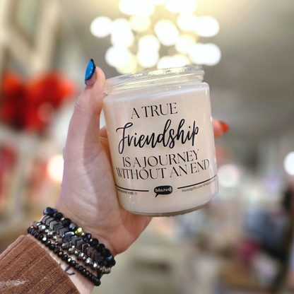 A True Friendship Is a Journey ... Candle