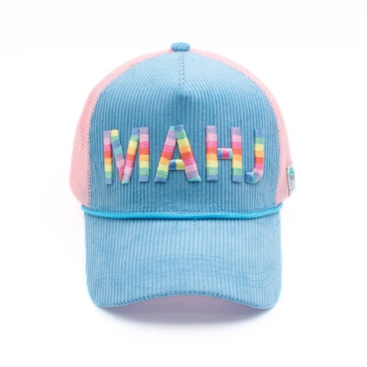 Mahjong Hat | Corduroy Trucker | Mahj|7538