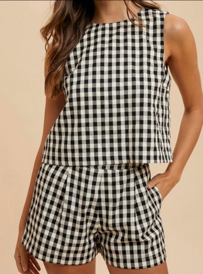 Gingham Set|726