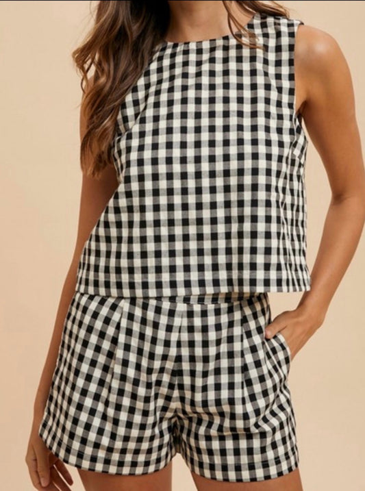 Gingham Set|726