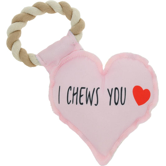 I Chews You - Canvas Dog Toy on a Rope