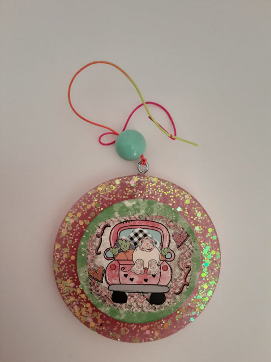 CAR FRESHIE-BUNNY TRUNK PINK|5729