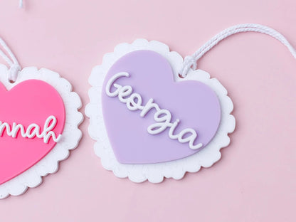 Custom Heart Name Tag|5415