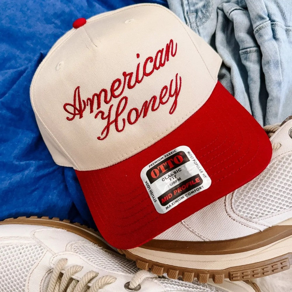 American Honey Embroidered Hat|7503