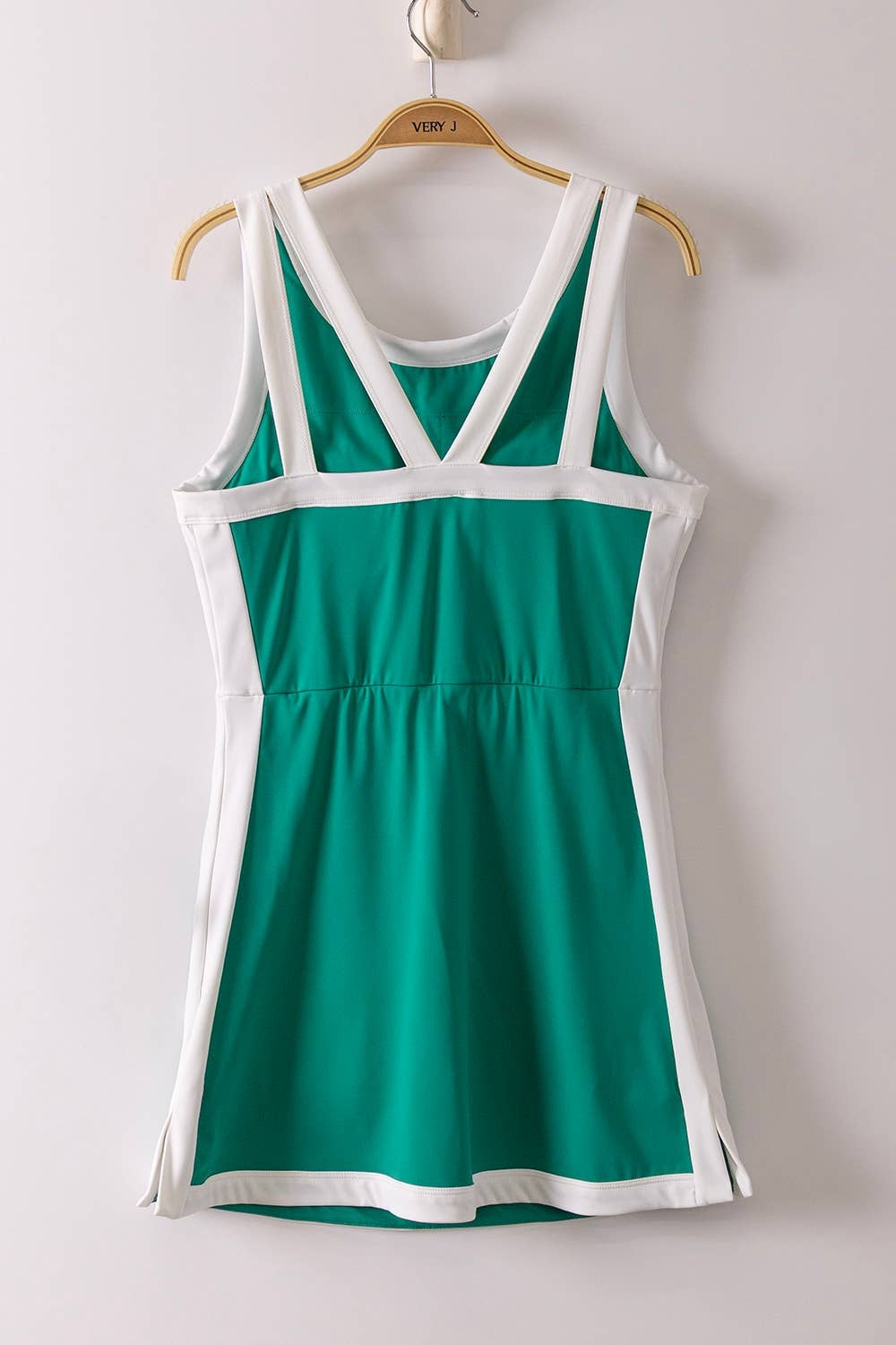 Green Activewear Mini Dress|7589