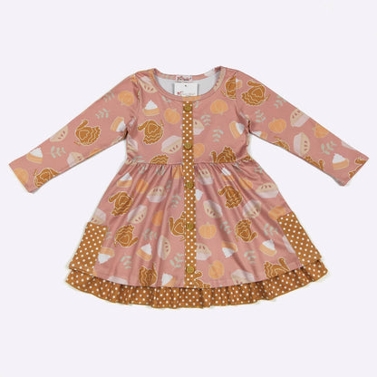 Thanksgiving Favorites Girls Dress