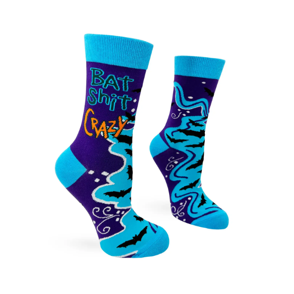 Bat Shit Crazy Socks|5657