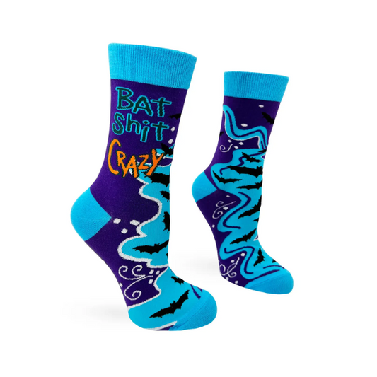 Bat Shit Crazy Socks|5657