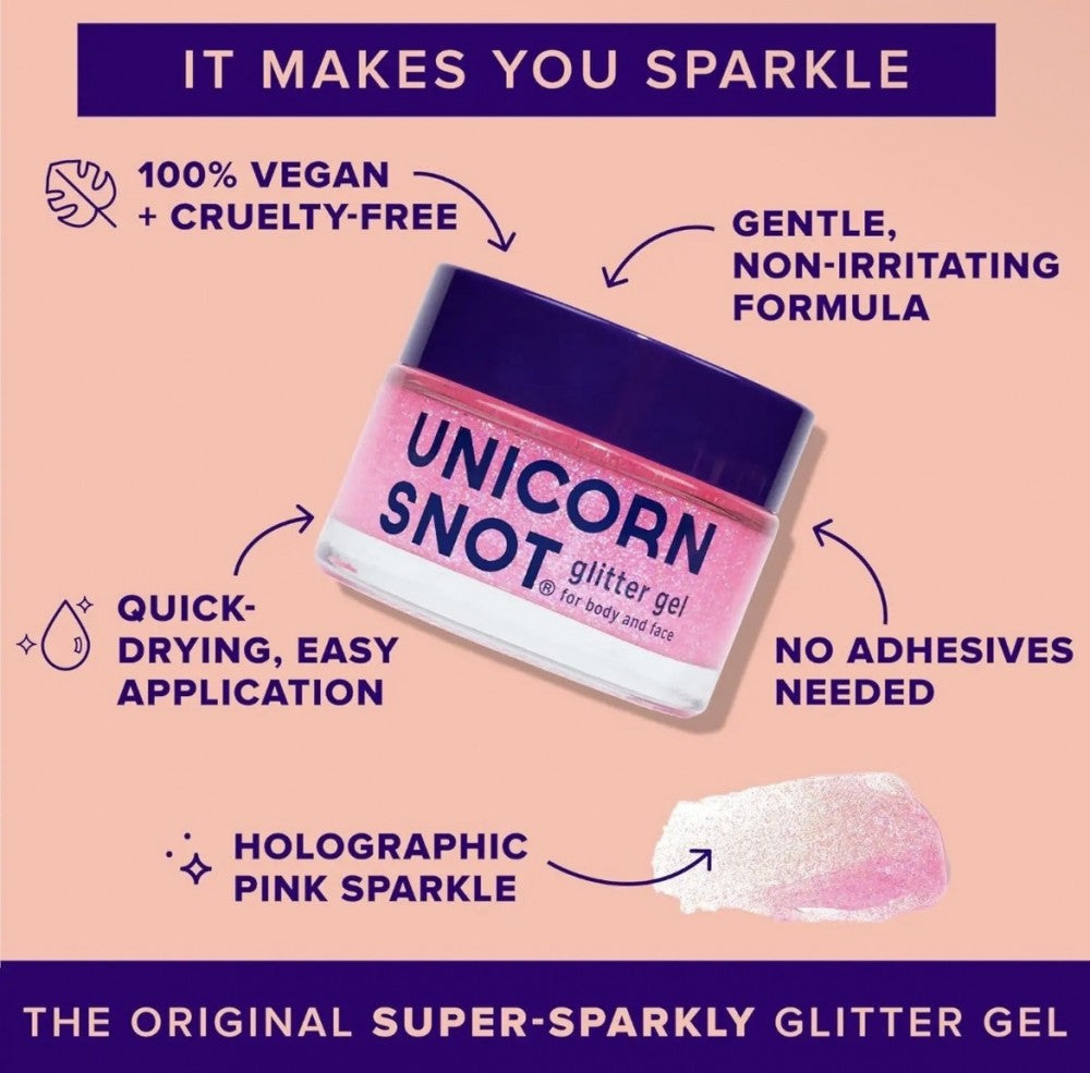 Original Glitter Gel | Flamingo-Pink | Body Glitter | Shiny|8929