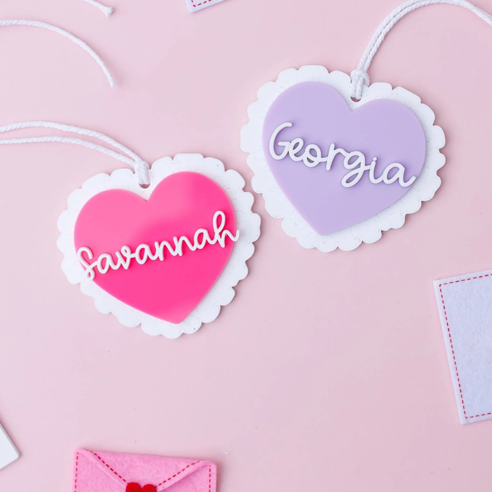 Custom Heart Name Tag|5414