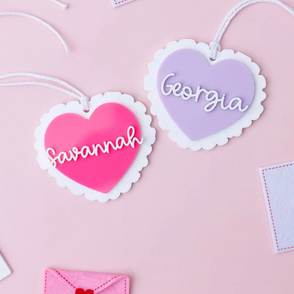 Custom Heart Name Tag|5414