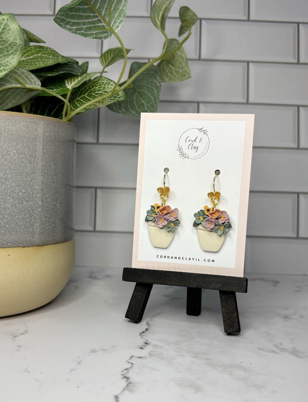 Flower Pot Dangles|5957