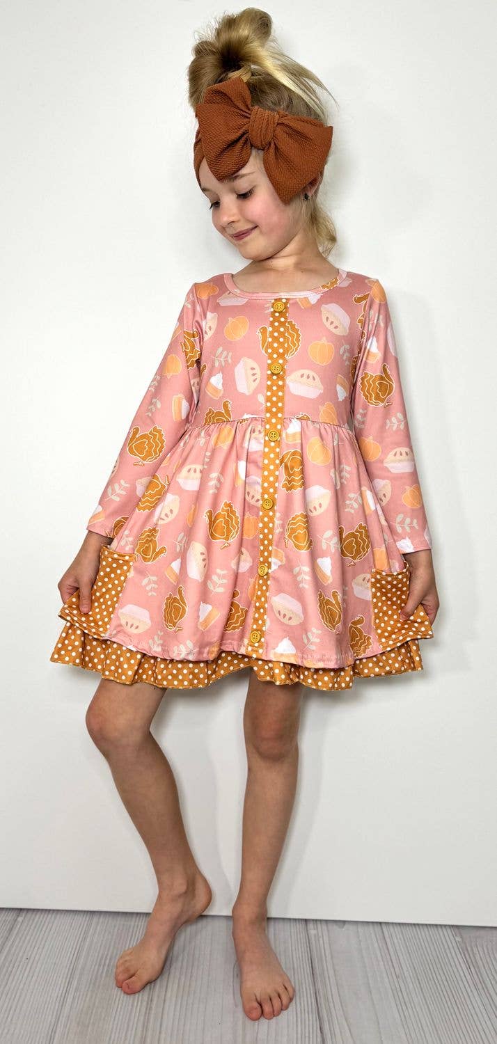 Thanksgiving Favorites Girls Dress