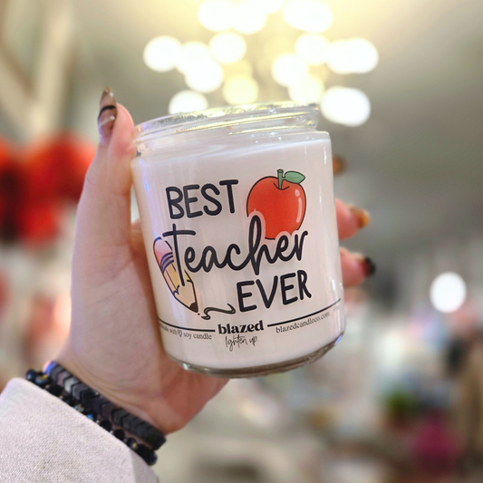 Best Teacher Ever Candle