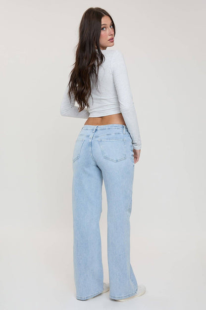 Luxe Bella Wide Leg Jeans