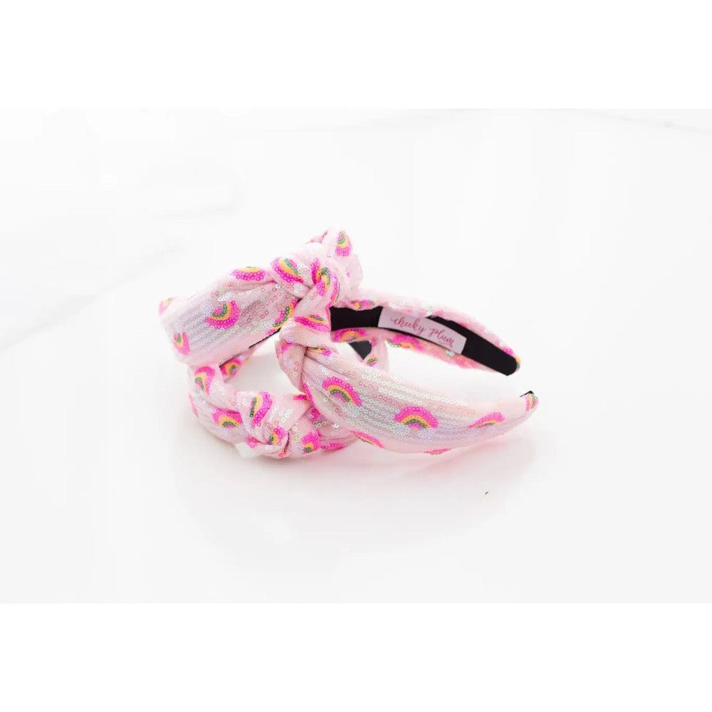 Sequin Headband Rainbow|7793