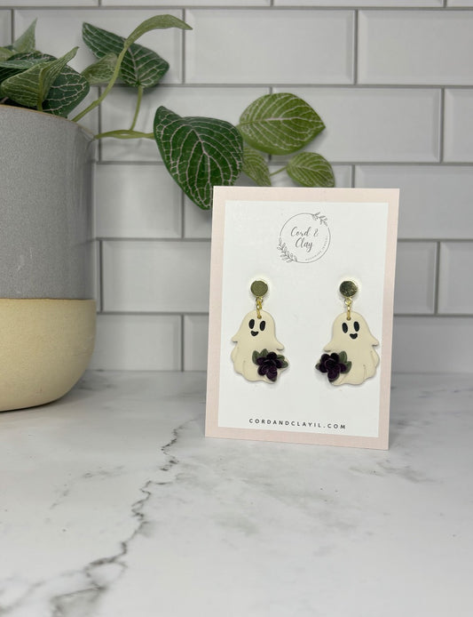 Flowered Ghost Dangles|1543