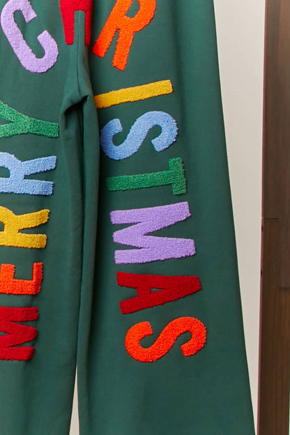 Merry Christmas Terry Sweats