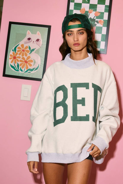 'GYM & BED' Reversible Sweatshirt