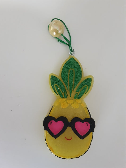 CAR FRESHIE-PINEAPPLE PINK GLASSES|1386