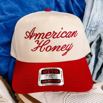 American Honey Embroidered Hat|7504