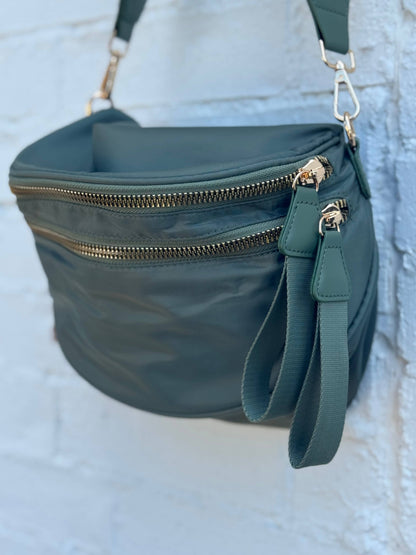 Nylon Double Zip Bag