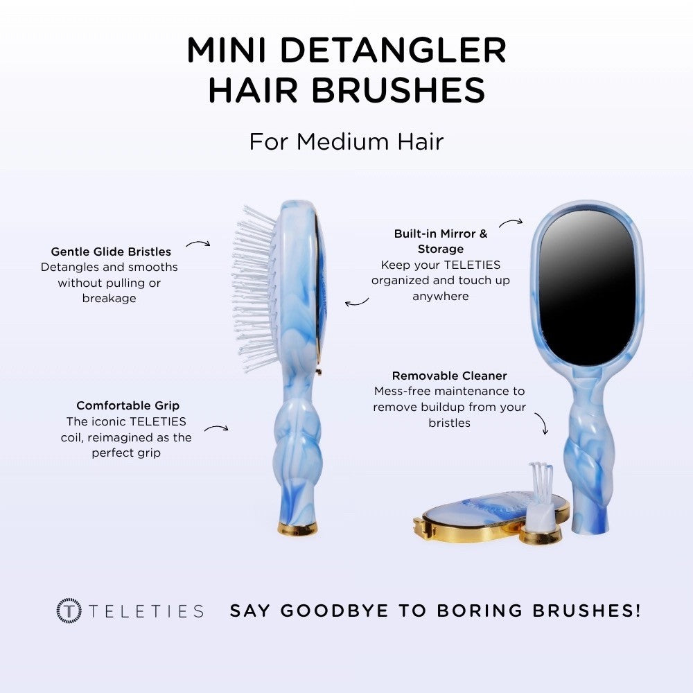 Mini Detangler Brush | Medium | Tide & True|8402