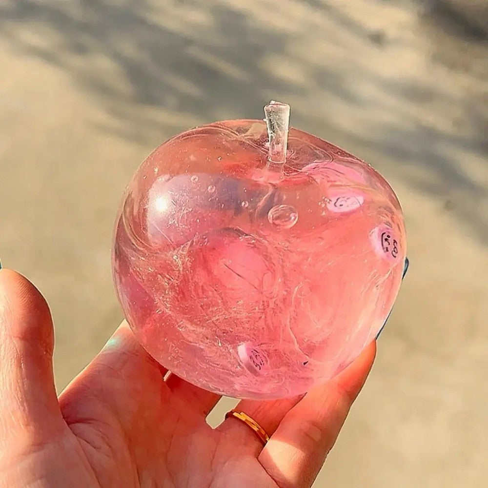 Pink Gel Apple Stress Relief Ball|8837