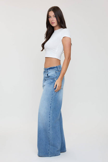 Billie Relaxed Rise Baggy Wide Leg Jeans