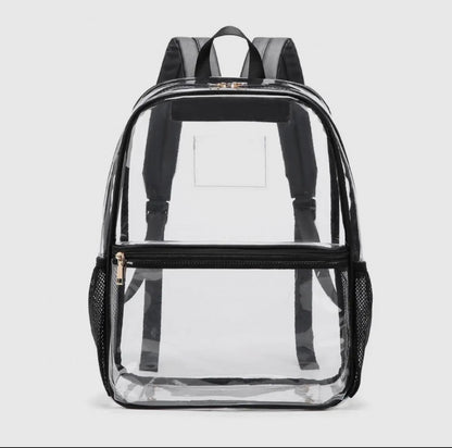 Macy Mesh Clear Pocket Stadium Backpack|925