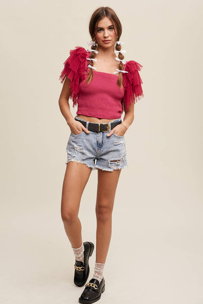 The Lover Smocked Top