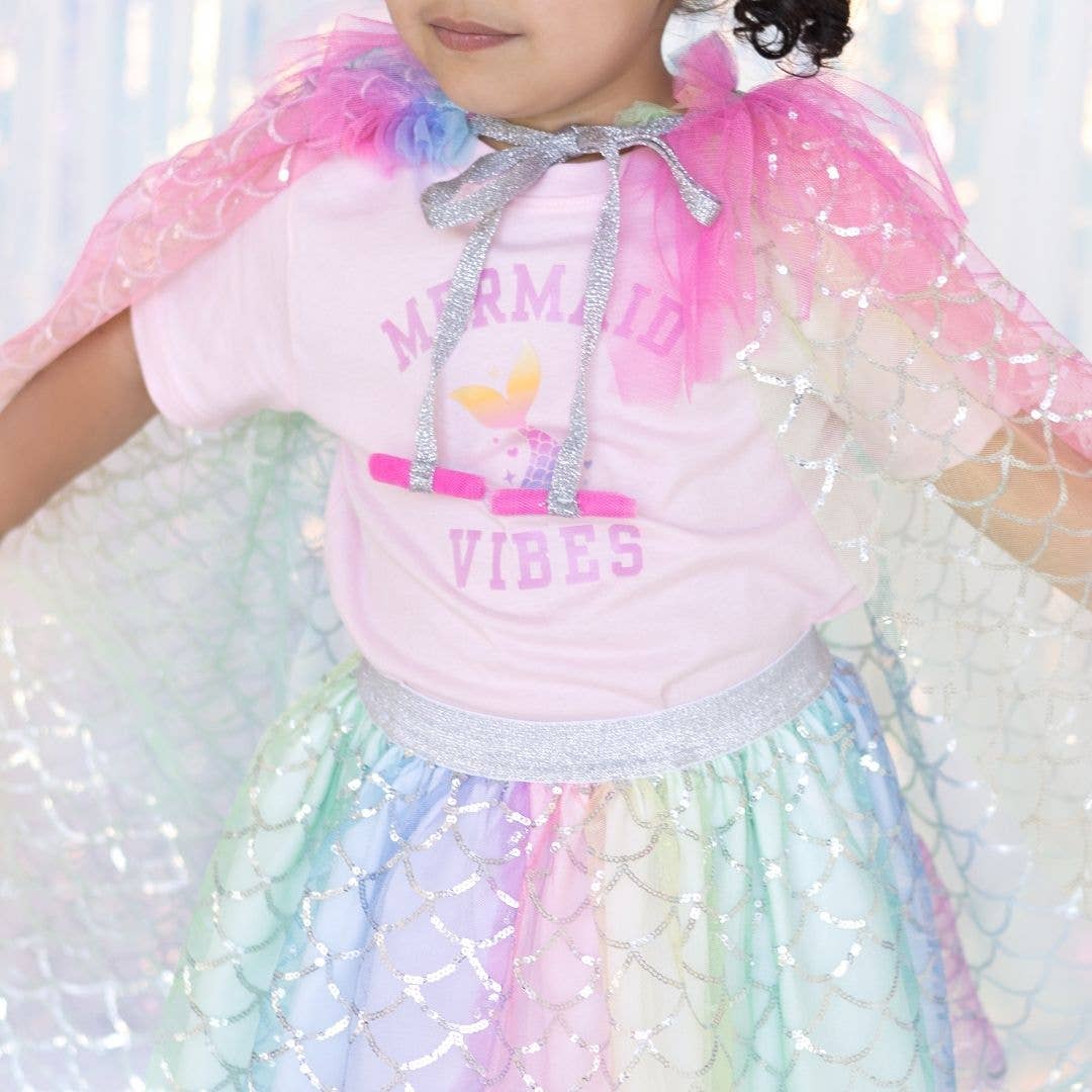 Mermaid Vibes Short Sleeve T-Shirt - Kids Boutique Clothing