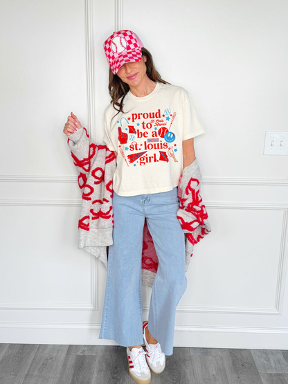 Proud to be a St. Louis Girl Cropped Tee