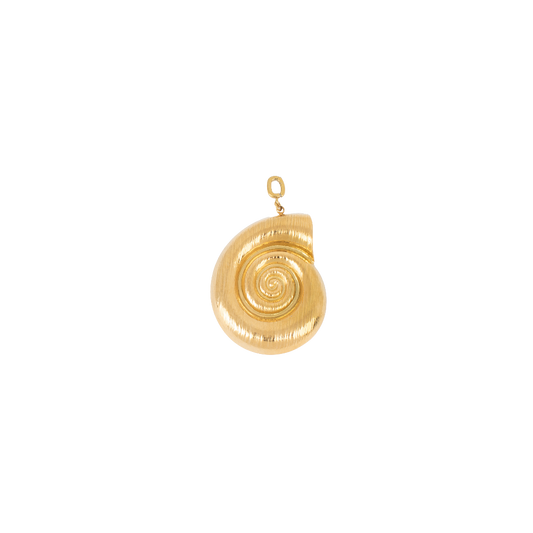 Sundial Shell Charm - Gold|1416
