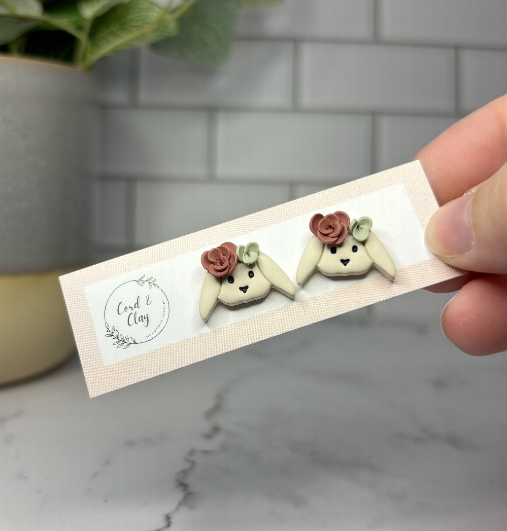 Easter Bunny Studs|5973